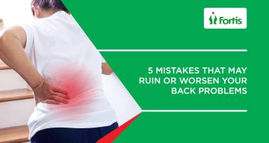 Avoid these 5 bad habits to prevent back pain.